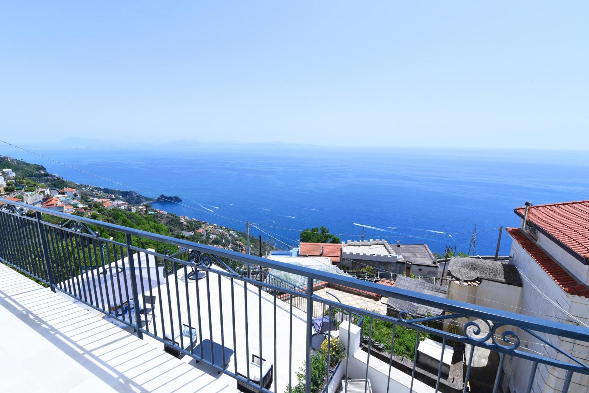 B&B Blue View Furore Bagian luar foto