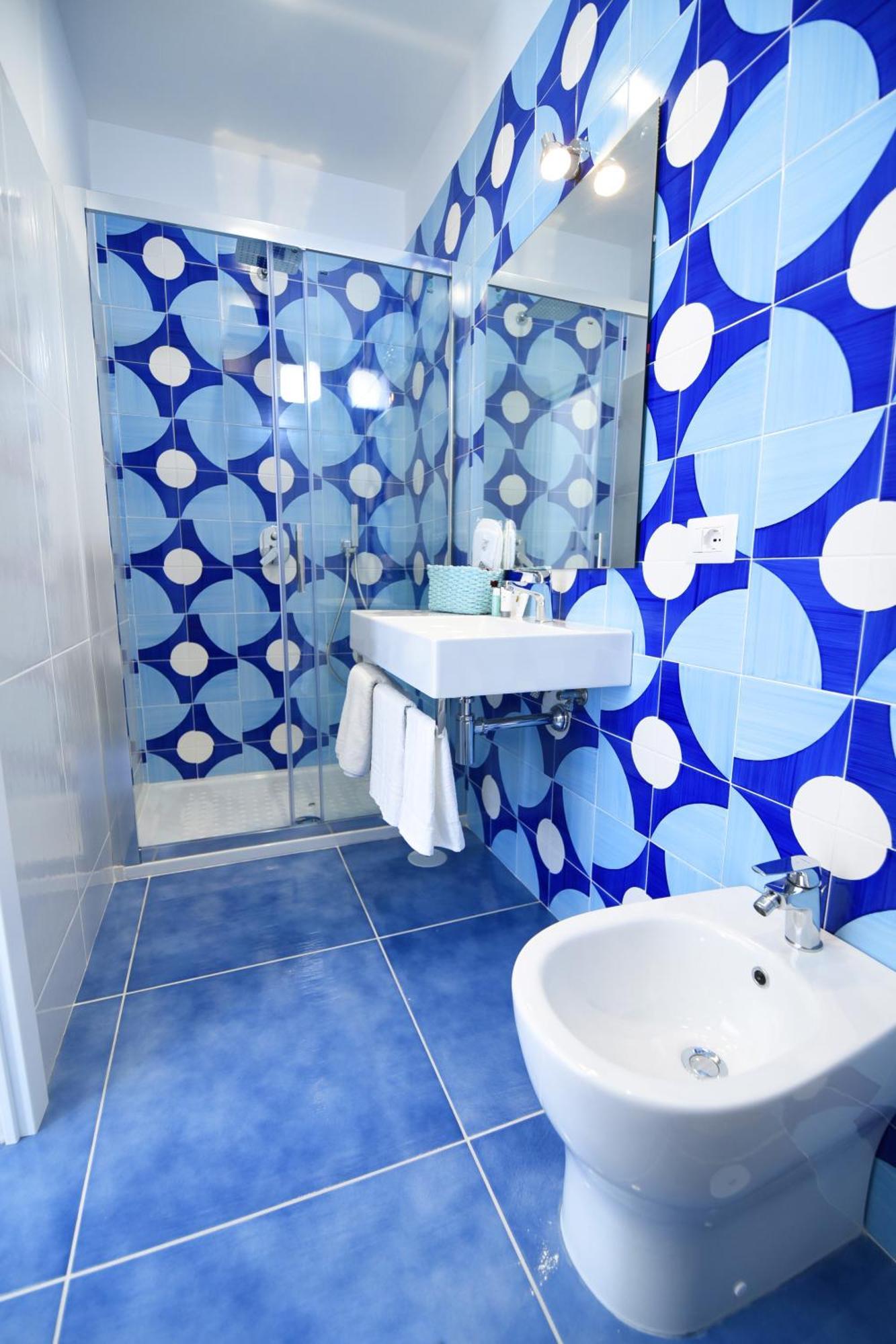 B&B Blue View Furore Bagian luar foto