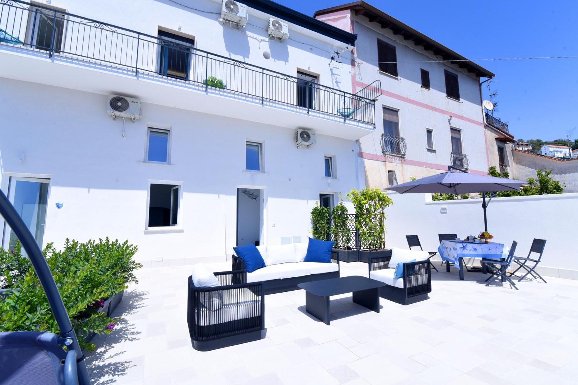 B&B Blue View Furore Bagian luar foto