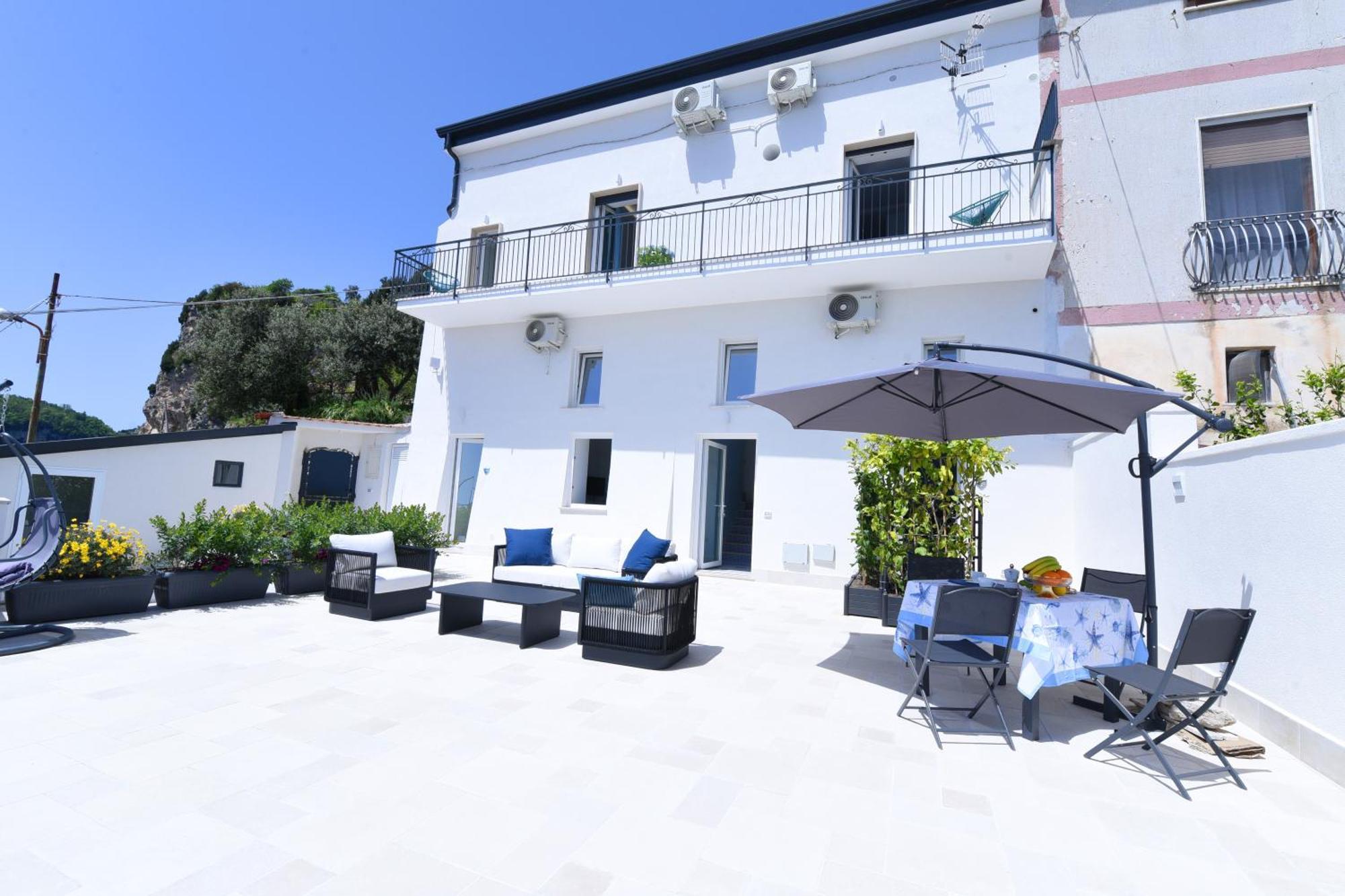B&B Blue View Furore Bagian luar foto